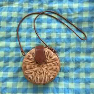 J.McLaughlin Romina Wicker Crossbody Bag